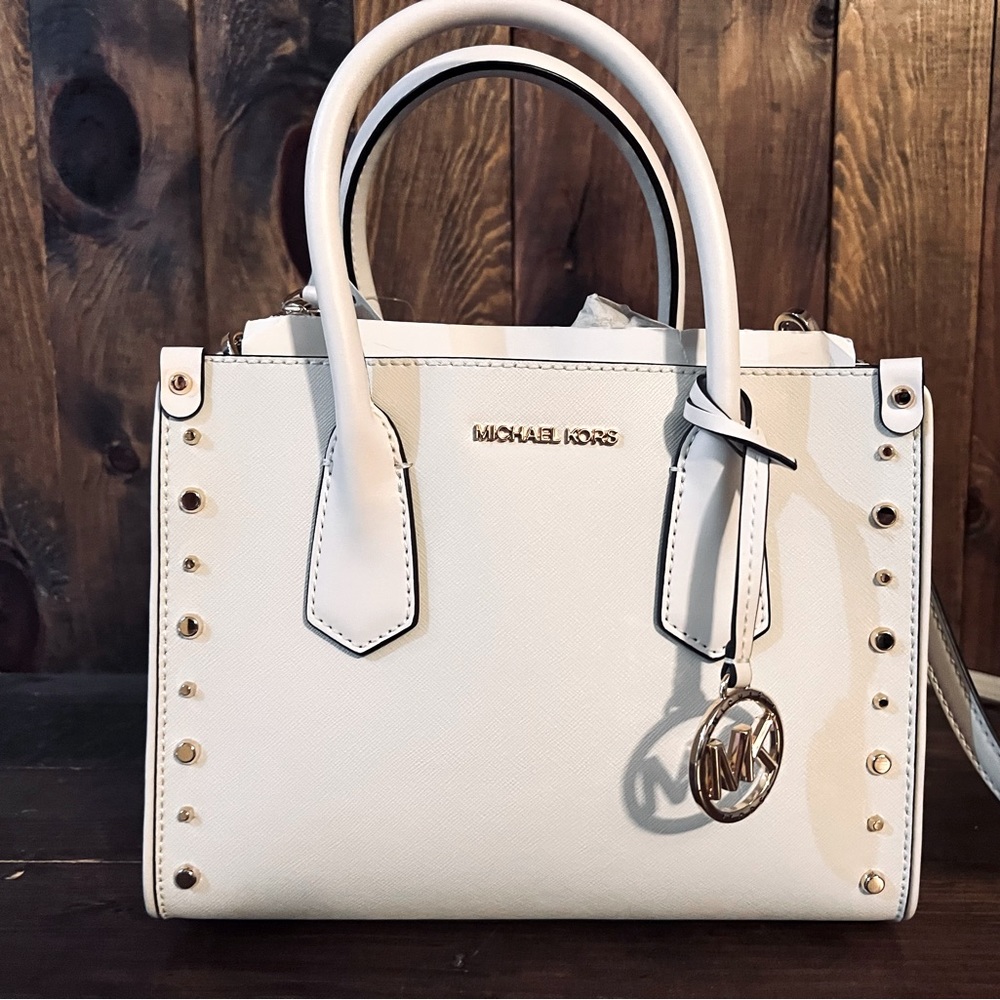 Michael Kors Maple Satchel/white